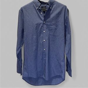 Saddlebred Navy Gingham Button-Down Shirt